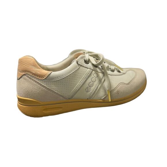 ECCO Mobile II White Nubuck Suede Trim Size 40 9.5 - Picture 12 of 12